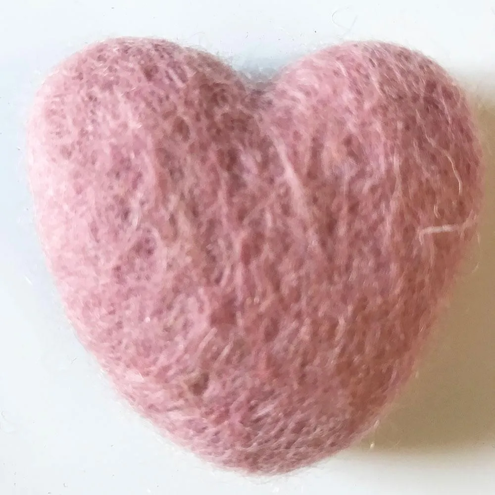 Felt Hearts Assorted Colors