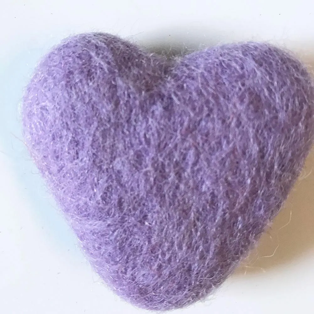 Felt Hearts Assorted Colors