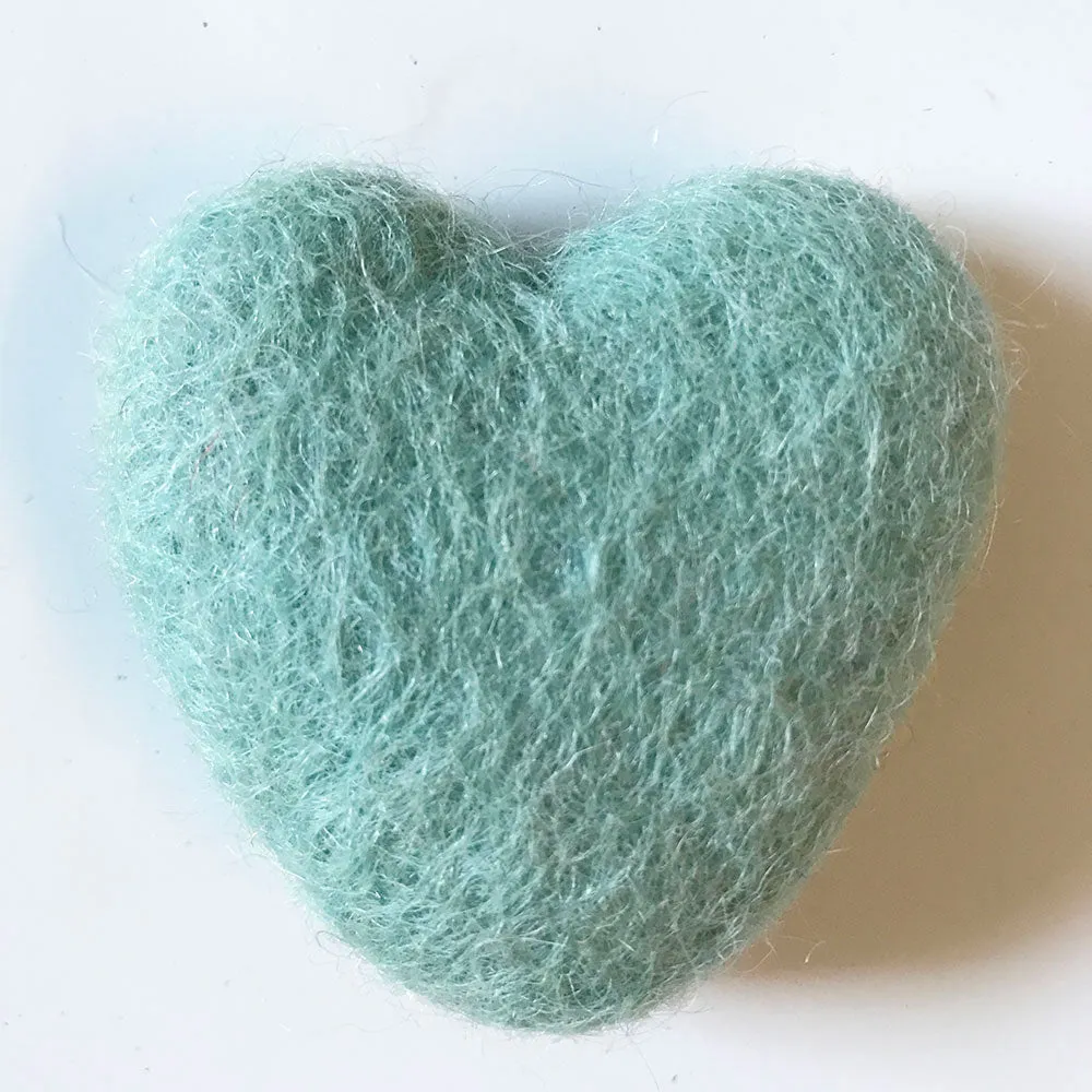 Felt Hearts Assorted Colours