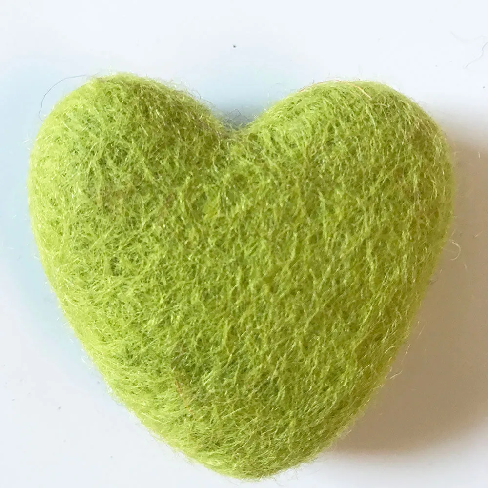 Felt Hearts Assorted Colours