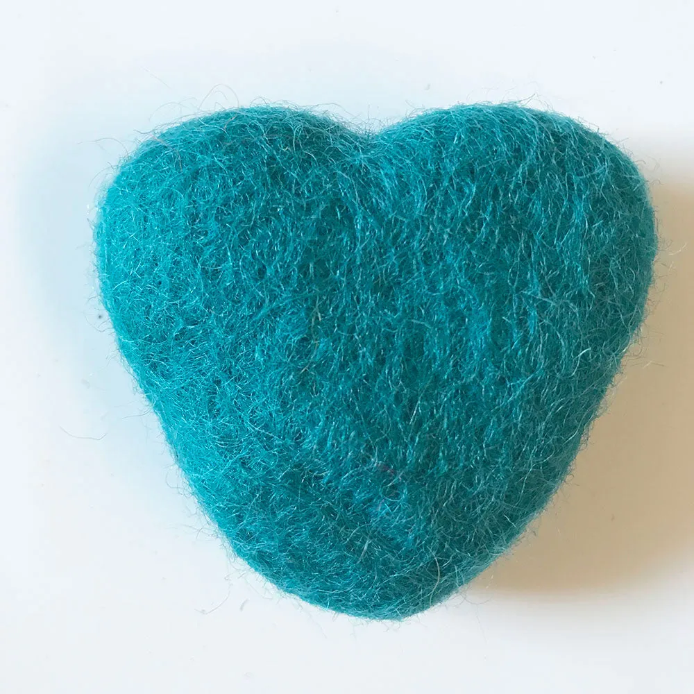 Felt Hearts Assorted Colours