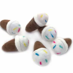 Felt Ice Cream Cones