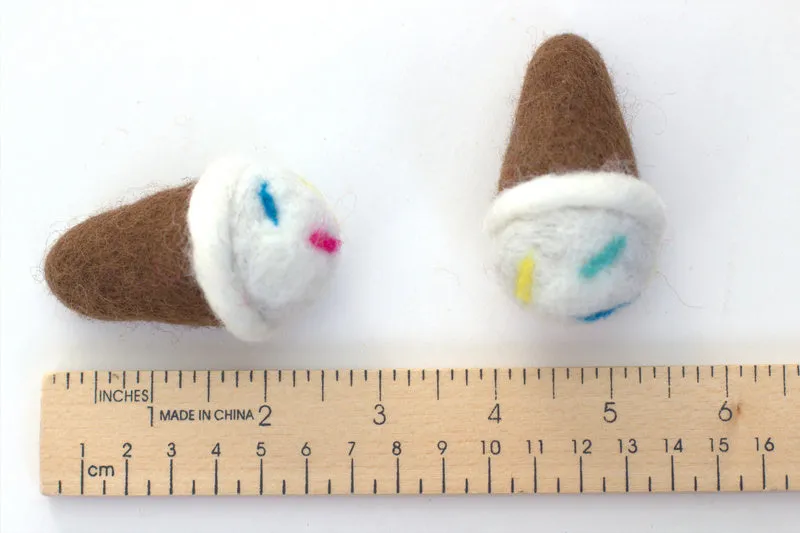 Felt Ice Cream Cones