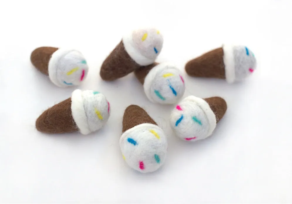 Felt Ice Cream Cones