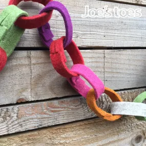 Felt "Paper" Chain Decorations - twenty pieces