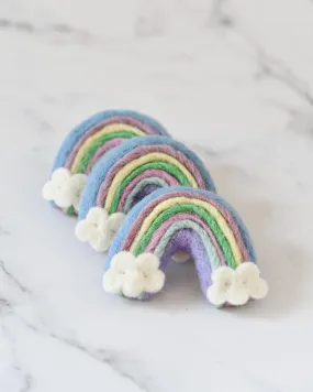 Felt Rainbows (Pastel Coloured) - 3 Rainbows