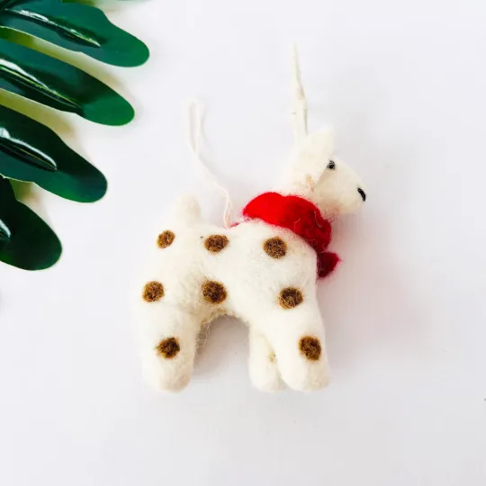 Felt Reindeer Ornaments