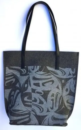 Felt Shopper Bag CH Eagle