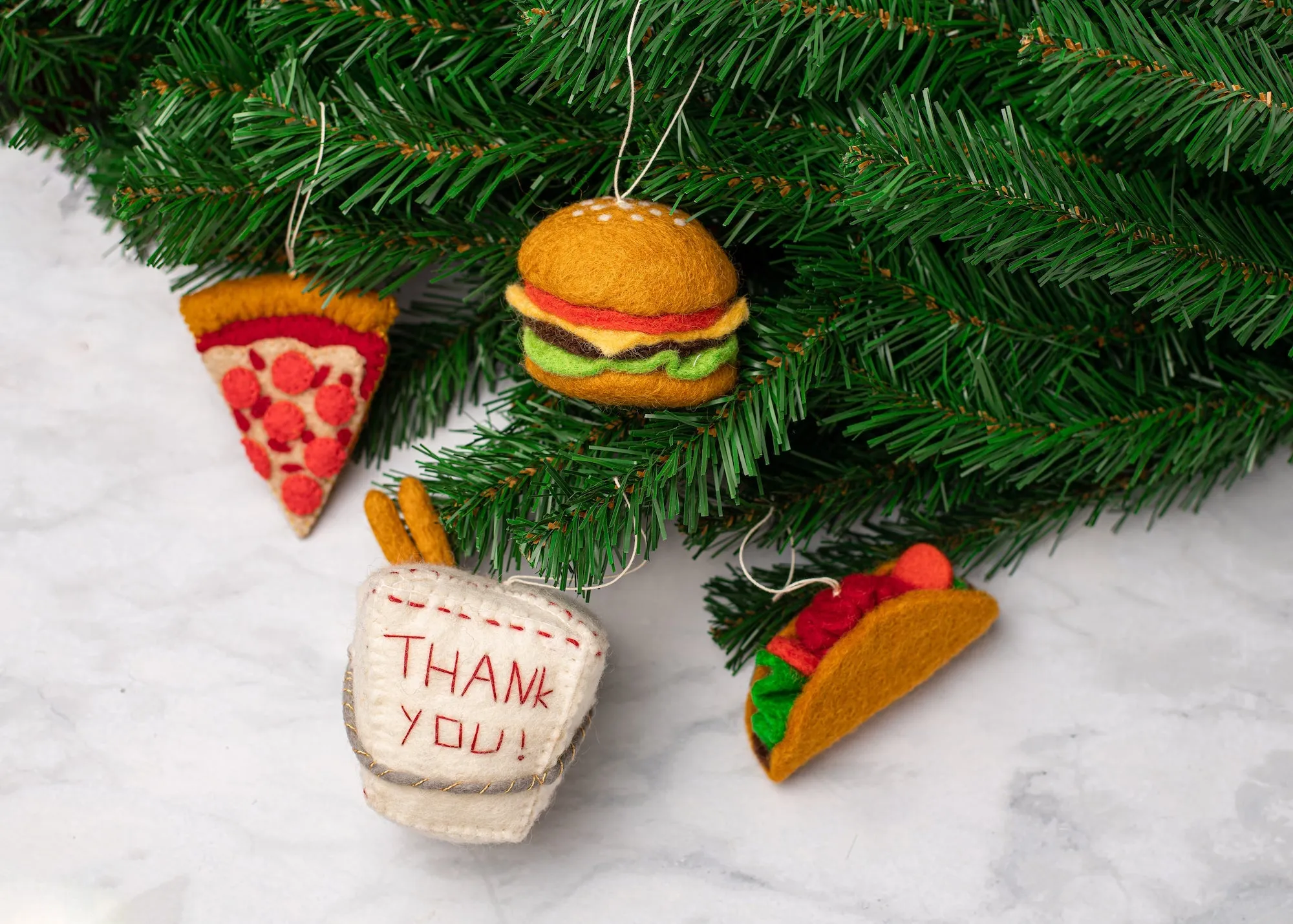 Felt Taco Ornament