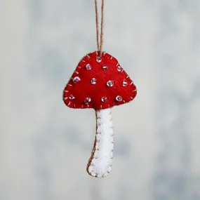 Felt Toadstool Decoration