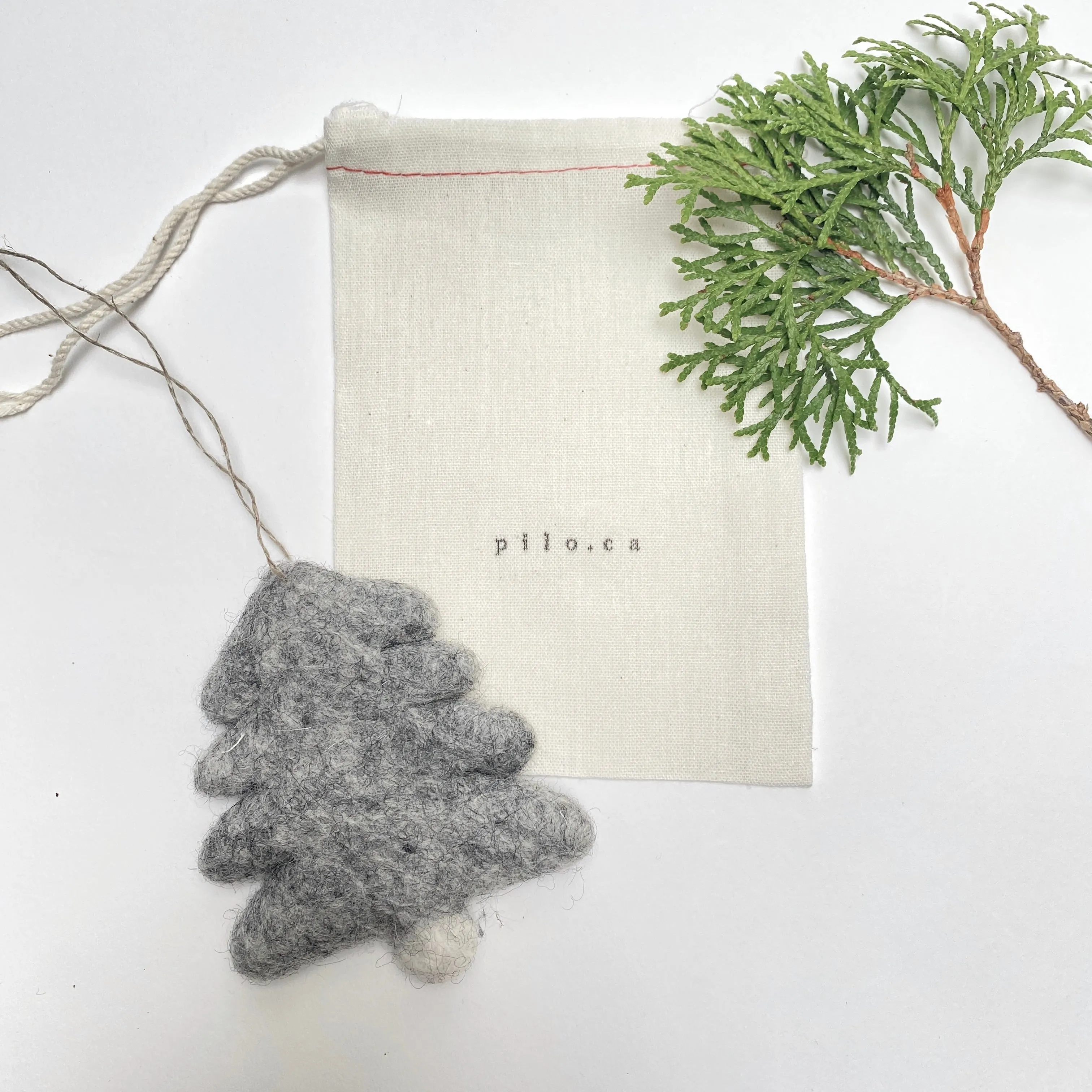 felt tree ornament