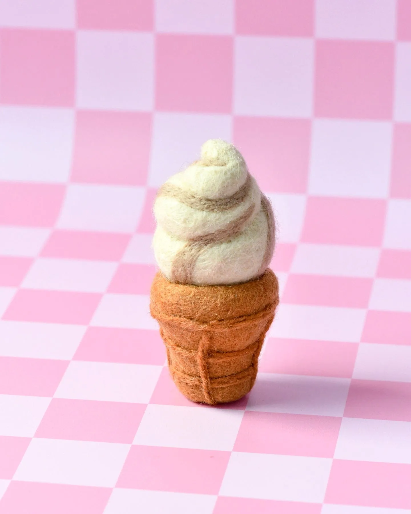 Felt Vanilla Soft Serve Ice Cream