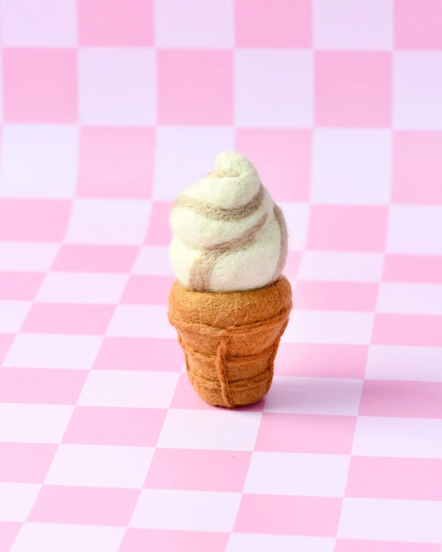 Felt Vanilla Soft Serve Ice Cream