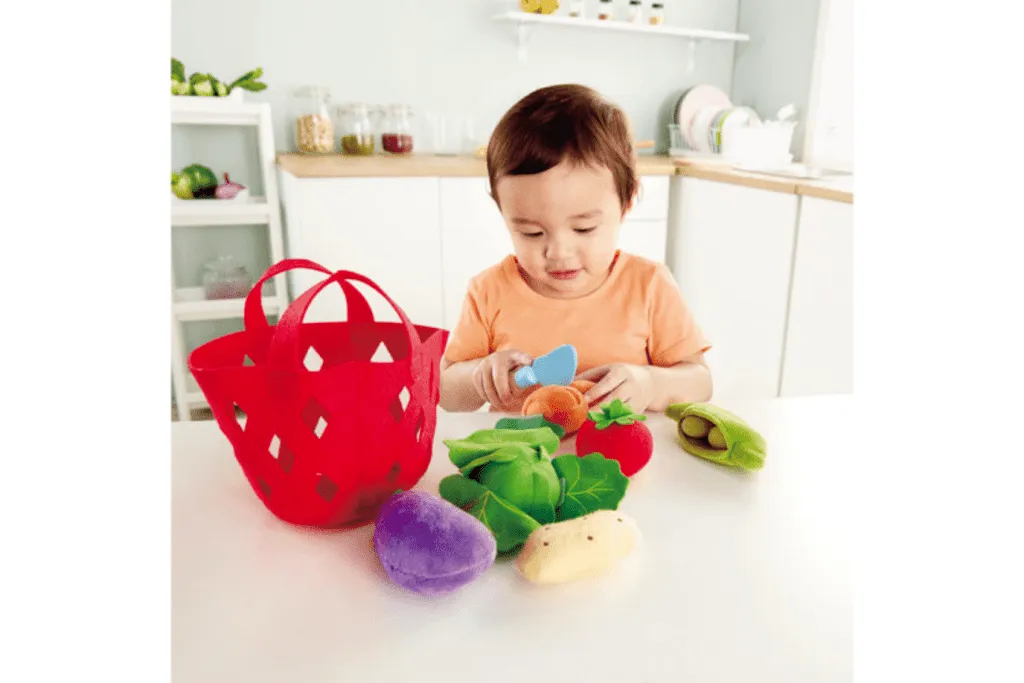 Felt Vegetable Basket by Hape