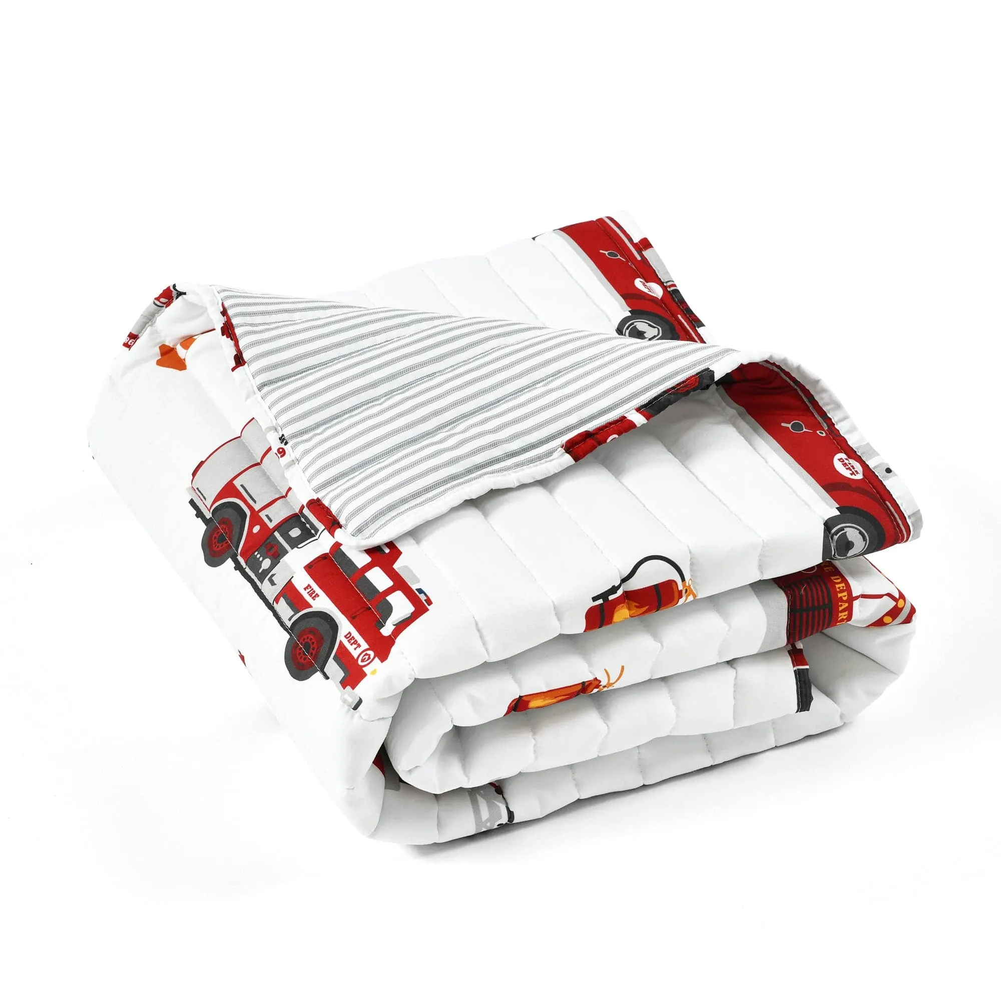 Fire Truck Reversible Throw