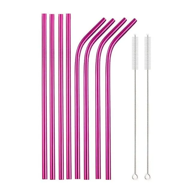 Food Grade 304 Stainless Steel Color Metal Straws