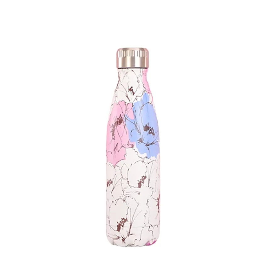 Funki Buys | Water Bottles | Floral Thermal Water Bottles 17oz