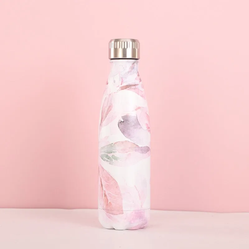 Funki Buys | Water Bottles | Floral Thermal Water Bottles 17oz