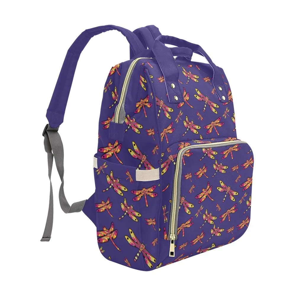 Gathering Purple Multi-Function Diaper Backpack/Diaper Bag