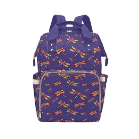 Gathering Purple Multi-Function Diaper Backpack/Diaper Bag