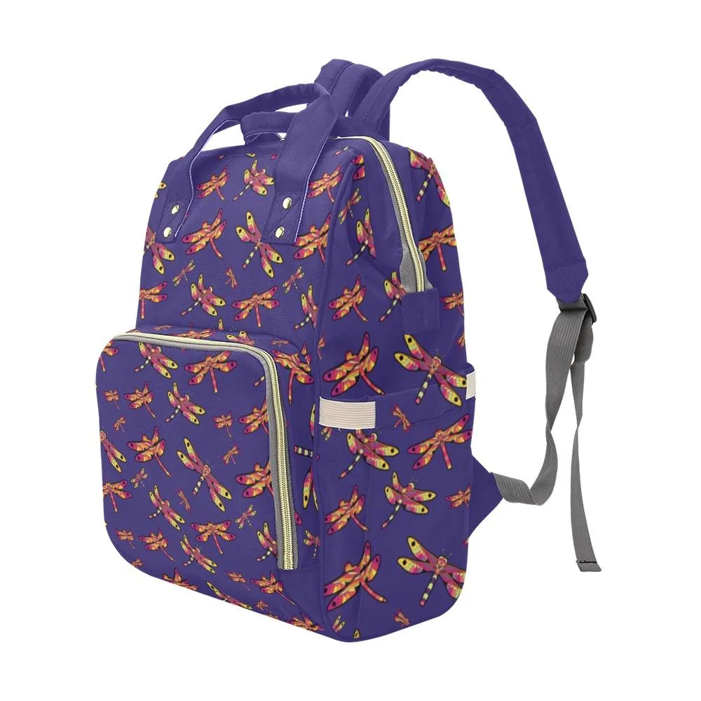 Gathering Purple Multi-Function Diaper Backpack/Diaper Bag