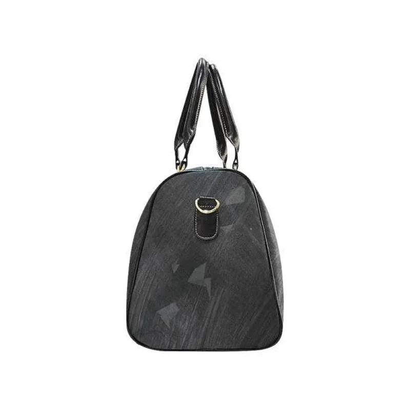 Geometrical Black Duffel Bag