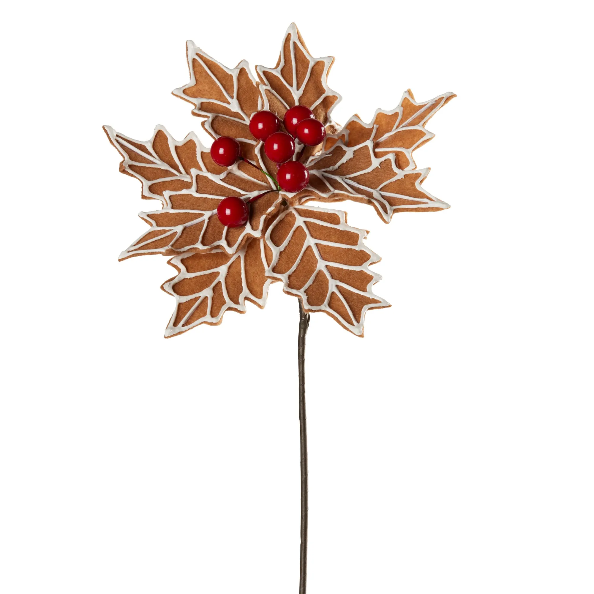 Gingerbread Poinsettia 30cm