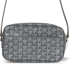 Goyard Goyardine Grey Cap Vert PM Bag Silver Hardware