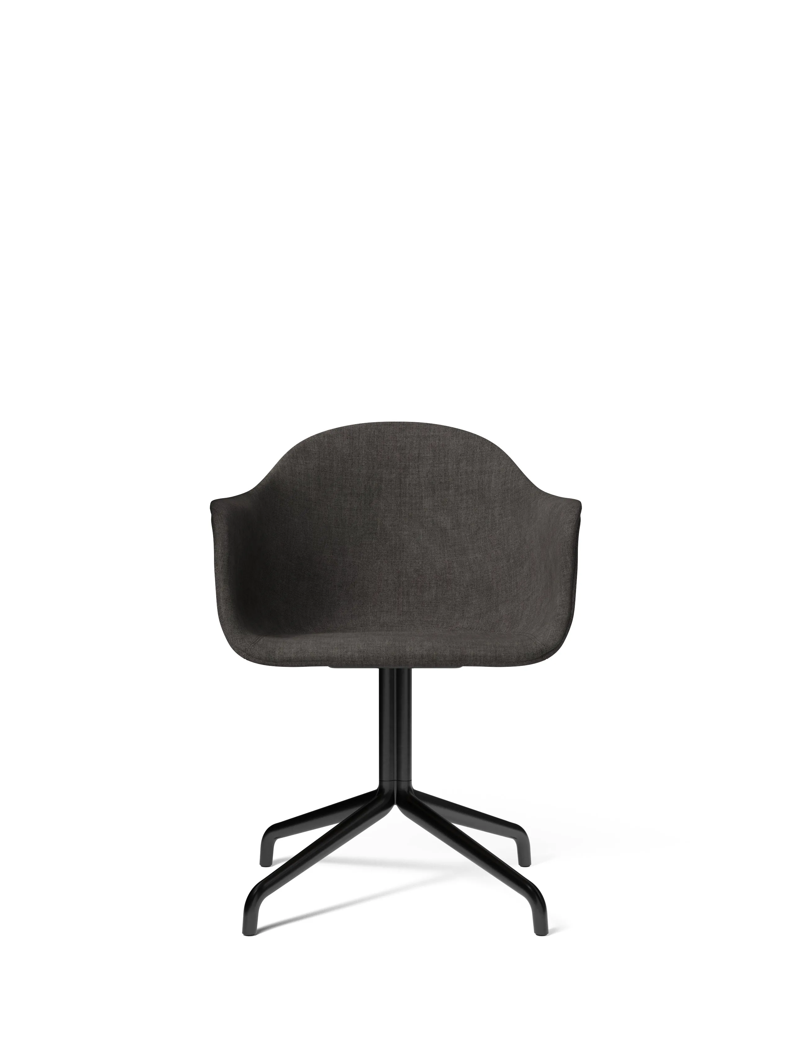 Harbour Dining Chair, Black Star Base, upholstered