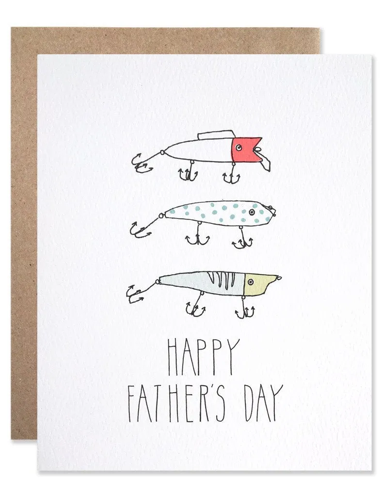 Hartland Brooklyn Card - Happy Father's Day Fishing