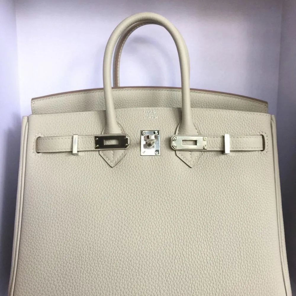 Hermès Birkin 25 Gris Perle Togo Palladium Hardware PHW