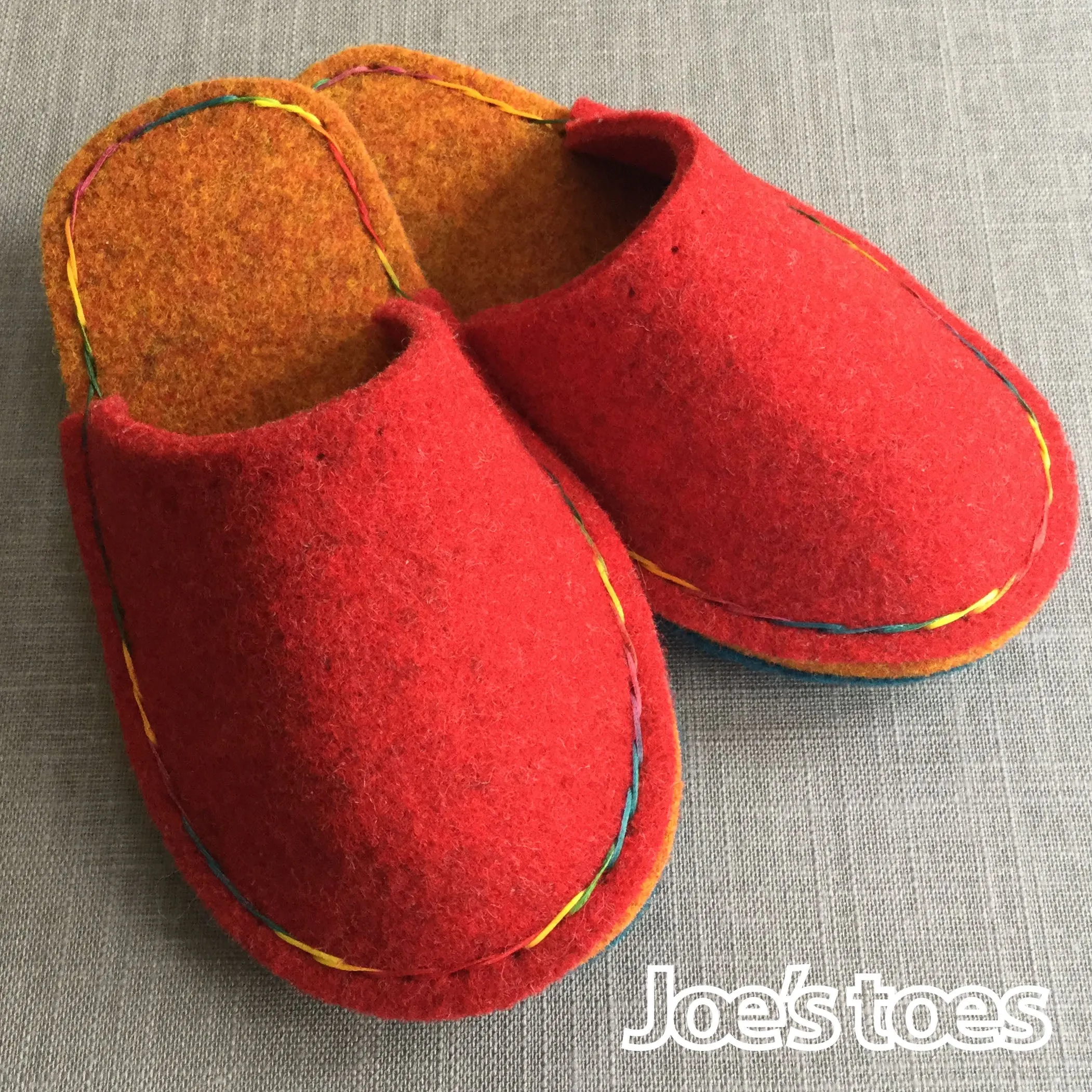 Joe's Toes Felt Slipper Kit in Children's sizes