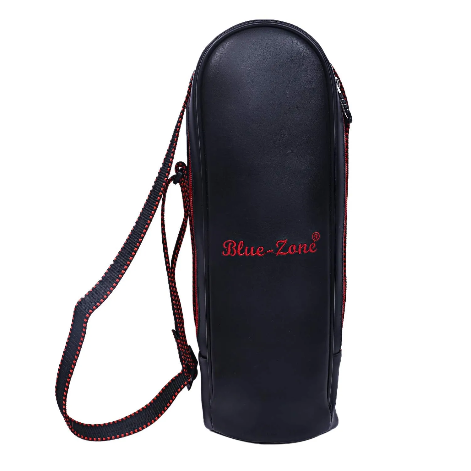 Kuber Industries 2 Pieces Soft Leather Water Bottle Bag, Black, 2 LTR -CTKTC25786