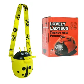 Lady Bug Shape Water Bottle-1(Random colours will be send)