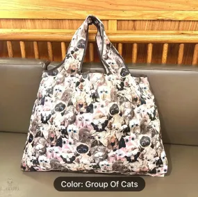 Large Capacity Group Of  Cats Eco-Friendly Bag