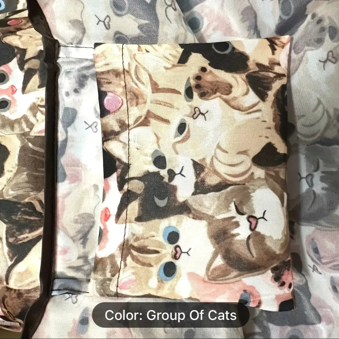 Large Capacity Group Of  Cats Eco-Friendly Bag