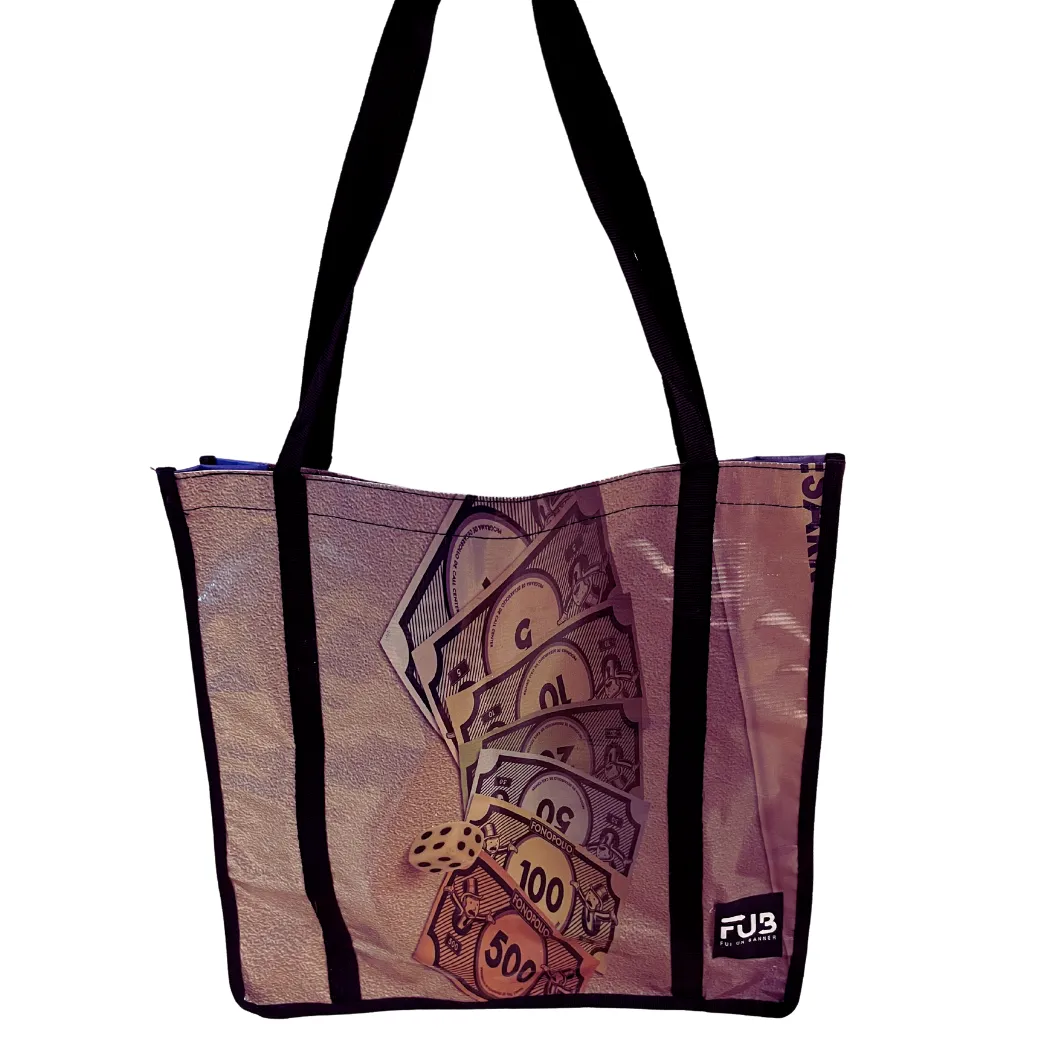 Large Tote Bag: Made in Peru with Recycled Materials