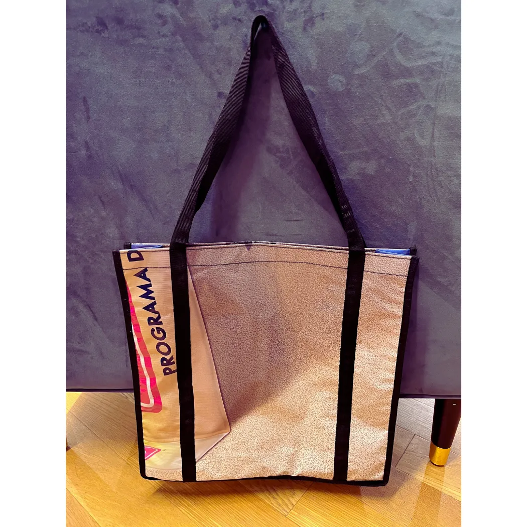 Large Tote Bag: Made in Peru with Recycled Materials