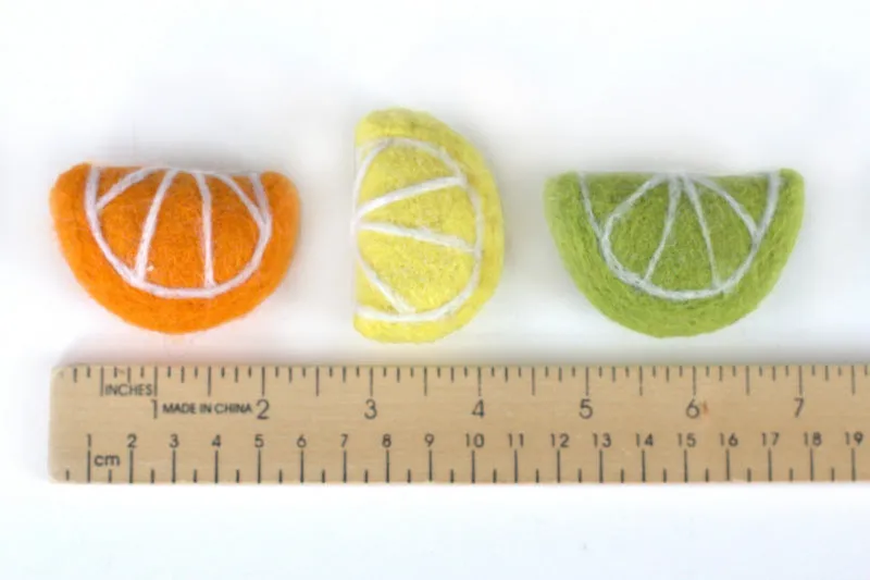 Lemon Slices Fruit Shapes