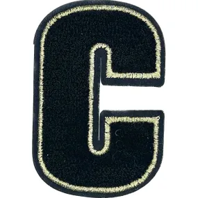 Letter C Hot fix Or Sew Patch