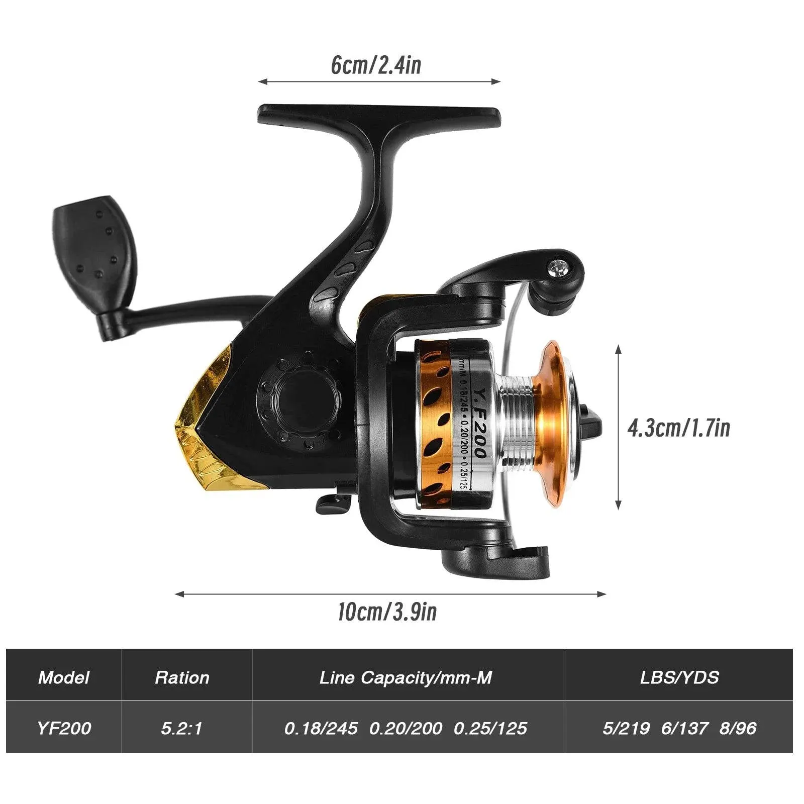 Lixada Fishing Rod Reel Combo Water Drop Set(Complete Kit,1.9m, 2.3 m) Professional Fishing Tackle with Hooks Soft Lures