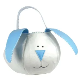 Loppy Eared Easter Bunny Basket - Blue