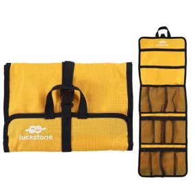 LUCKSTONE Outdoor Climbing Rope Hook Storage Bag Climbing Equipment Organizing Bag Tool Bag(Yellow)