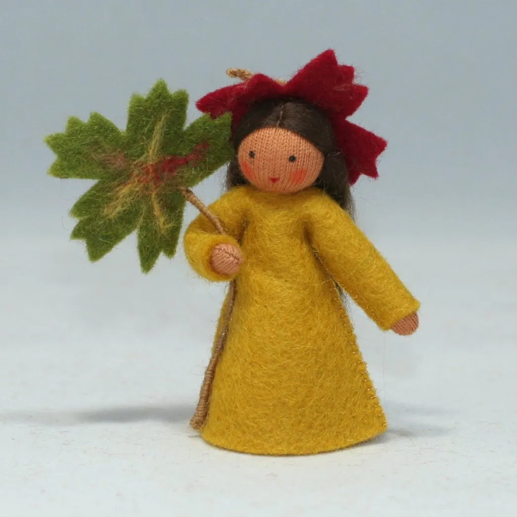 Maple Fairy Felted Waldorf Doll - Two Skin Colors