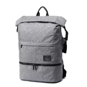 Men's Large Oxford Top Loaded Wet Dry Travel Backpack