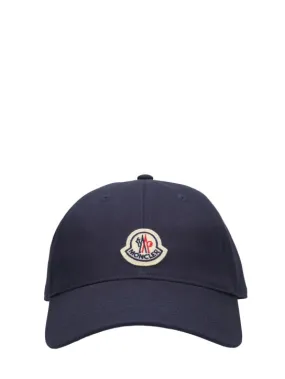 Moncler   Embroidered logo cotton baseball cap 