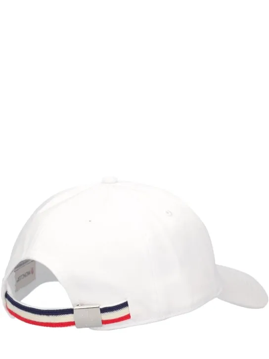 Moncler   Embroidered logo cotton baseball cap 