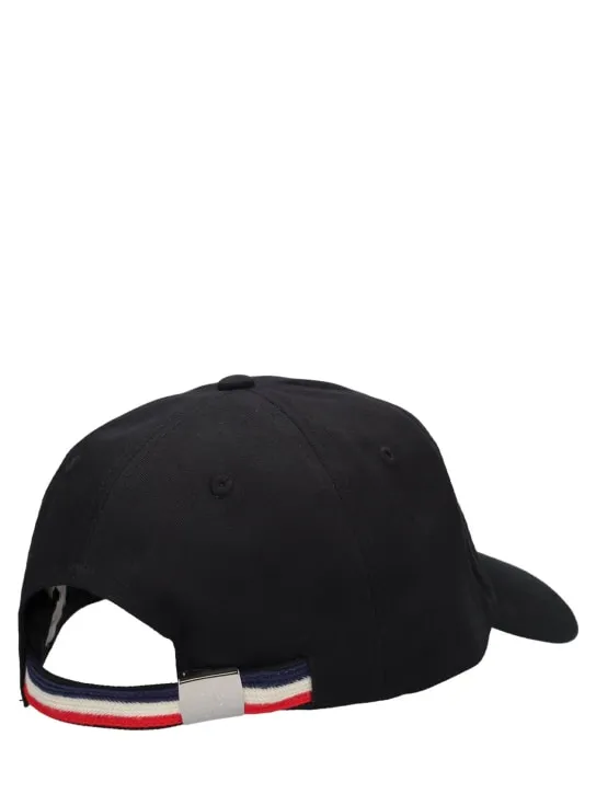 Moncler   Embroidered logo cotton baseball cap 