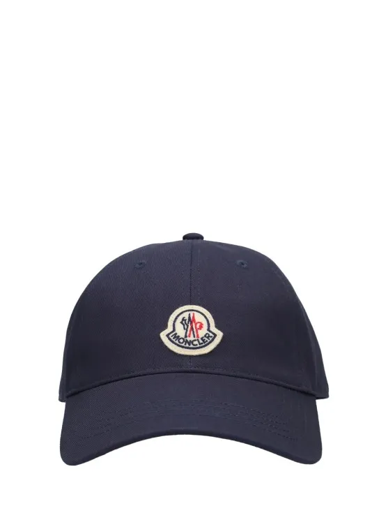 Moncler   Embroidered logo cotton baseball cap 