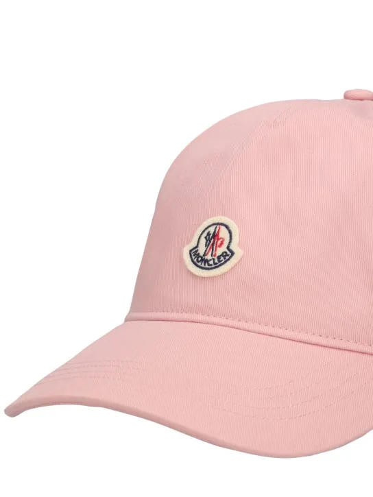 Moncler   Logo cotton baseball cap 